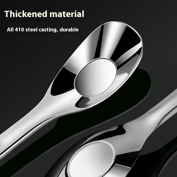 Stainless Steel Spoon 410 Baby Feeding Eating Spoon Household Soup Spoon