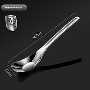 Stainless Steel Spoon 410 Baby Feeding Eating Spoon Household Soup Spoon
