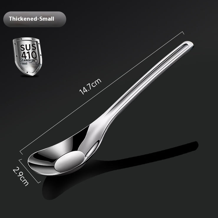 Stainless Steel Spoon 410 Baby Feeding Eating Spoon Household Soup Spoon