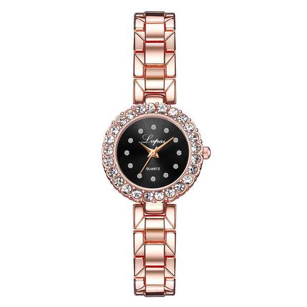 Watches-Set Bangle Clock Bracelet Wrist-Watch Quartz Women Fashion Ladies Brand Luxury