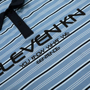 Vintage Stripe Short-sleeved Polo Shirt Loose Top