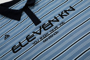 Vintage Stripe Short-sleeved Polo Shirt Loose Top