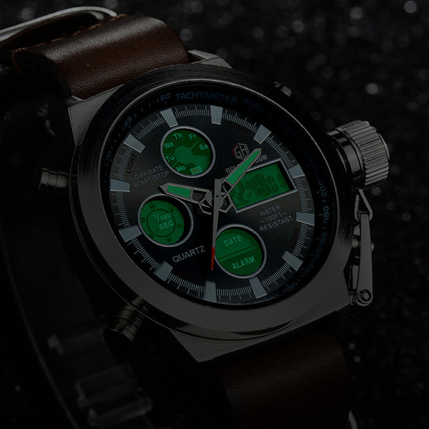 Relogio Masculino Luxury Brand Men Watches Men's Quartz Hour Analog Digital LED Sports Watch Men Army Military Wrist Watch