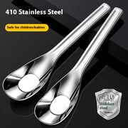 Stainless Steel Spoon 410 Baby Feeding Eating Spoon Household Soup Spoon